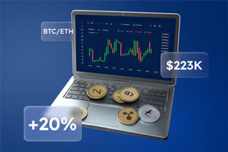 Darstellung der Technologie eines KI-automatisierten Trading-Systems auf Reif Tauschsparnis